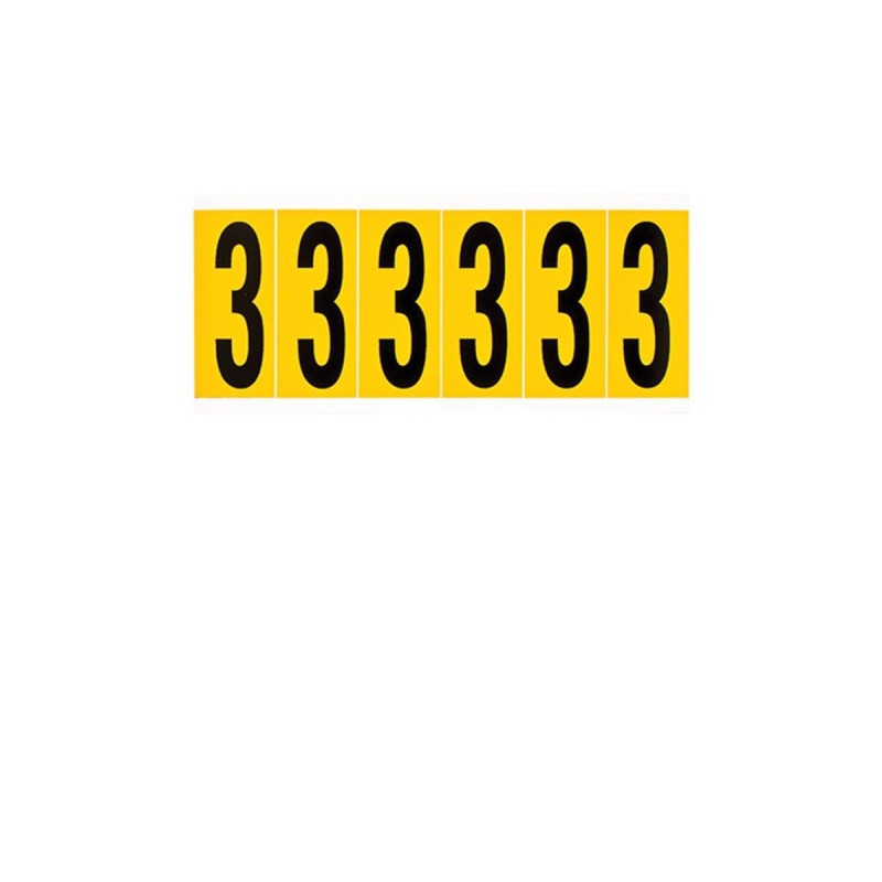 Brady Identical numbers and letters